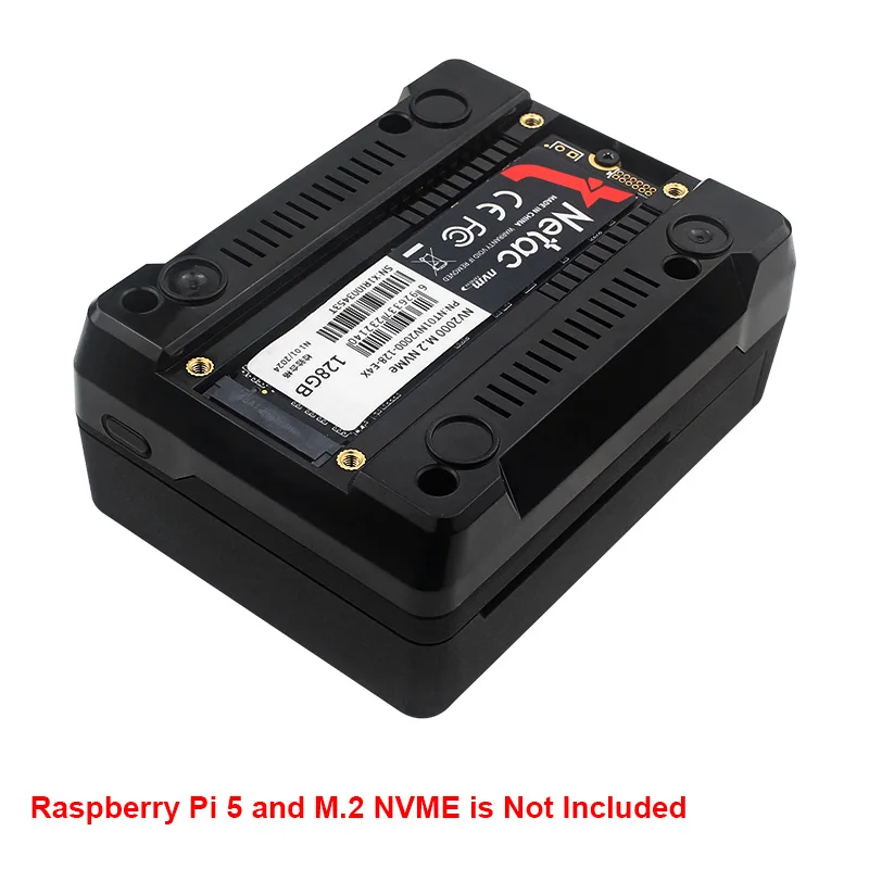 Argon NEO 5 M.2 NVME PCIE Case for Raspberry Pi 5 Built-in Heatsink with PWM Fan for Boot Raspberry Pi 5 from an NVME M.2 Drive image 4
