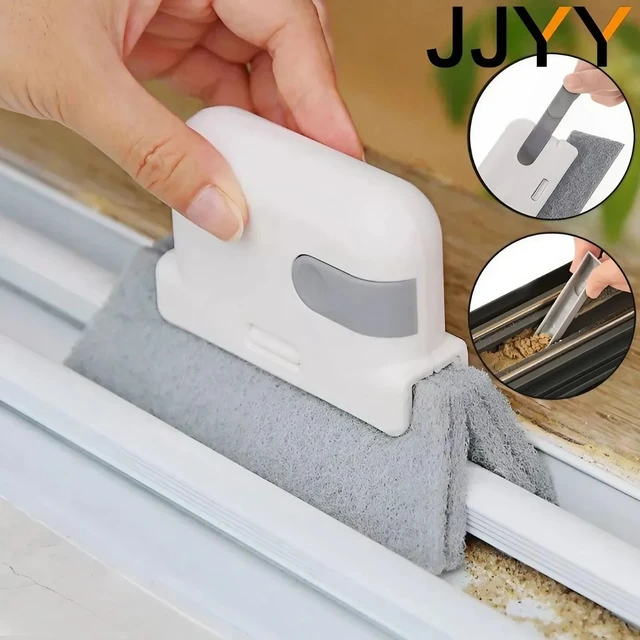 1pc/2pcs/4pcs Window Groove Cleaning Cloth Window Cleaning Brush Brush  Windows Slot Cleaner Brush Clean Window Slot Cleaner