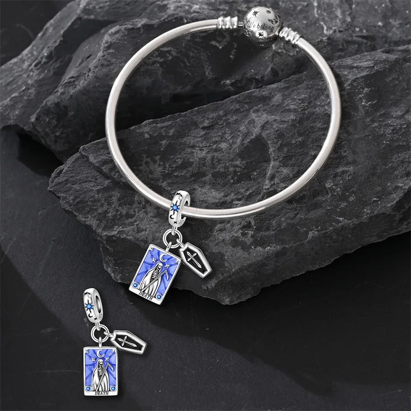 🔮 925 Sterling Silver Tarot Charms – 20 Unique Upright Card Beads for Transformation & Renewal 4