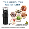 kitchen sink waste machine Garbage Disposal Food Waste Disposers kitchen waste disposal 4