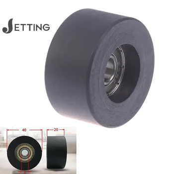 1Pcs Flat Wheel Roller Furniture Door Window Display Cabinet Track Accessories Plastic POM Nylon Bearing Pulley