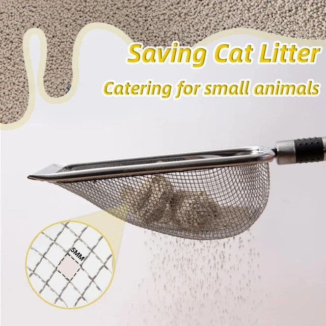 Stainless Steel Cat Litter Scoop – Durable, Easy Clean, Ergonomic Handle, Rust-Resistant, Ideal for Quick Waste Removal 4