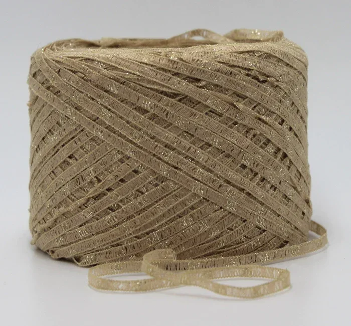 Broad Band tulle lace 250G/Lot Cotton linen ribbon line Knitwear Hand Knitting cheap Yarn For Knitting & Crocheting Thick zl4 6
