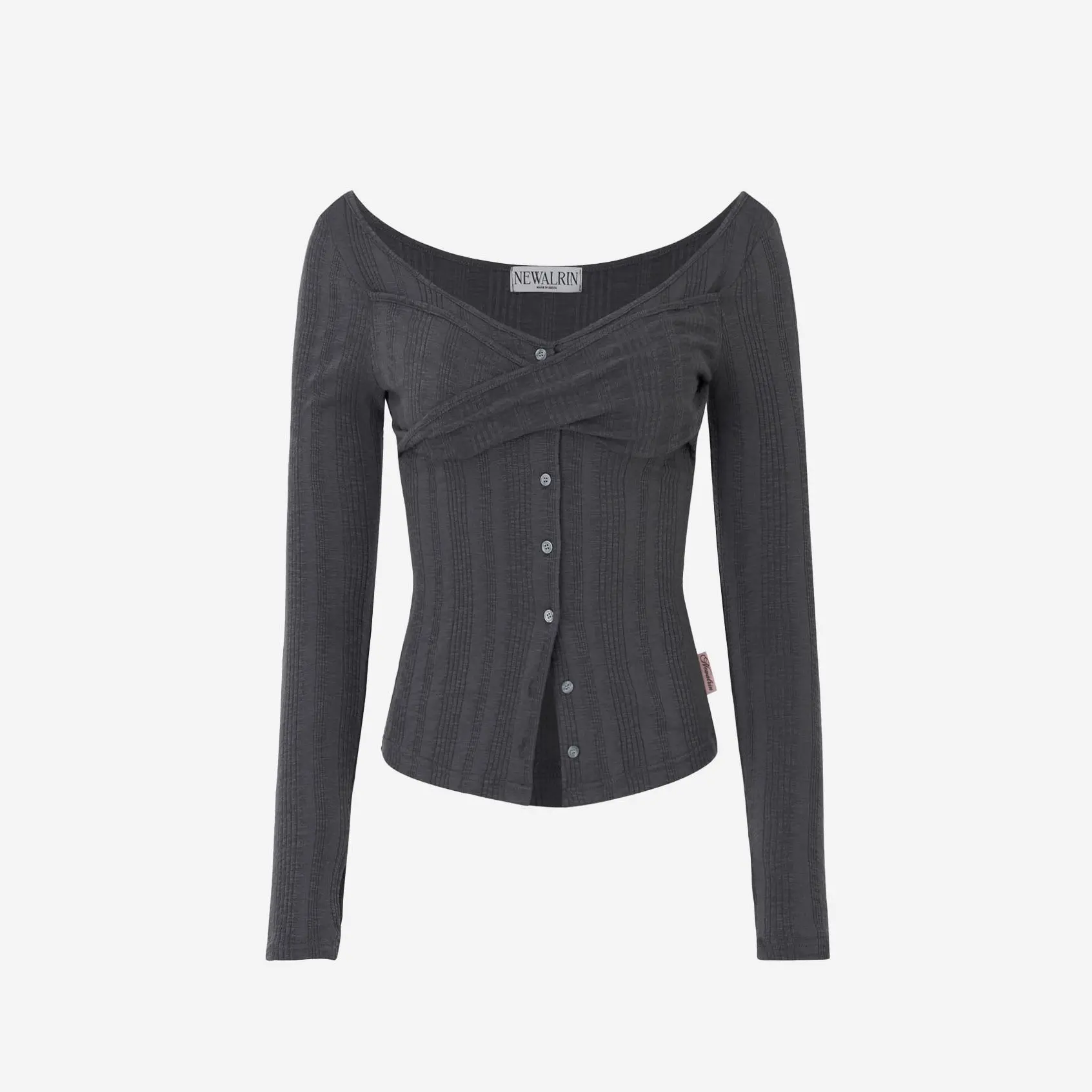 dark gray long sleev