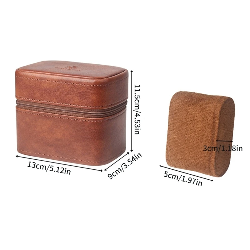 Convenient Travel Watch Holder Watch Case For Travelling Portable Watch Box Display Case Women Girl Dropship