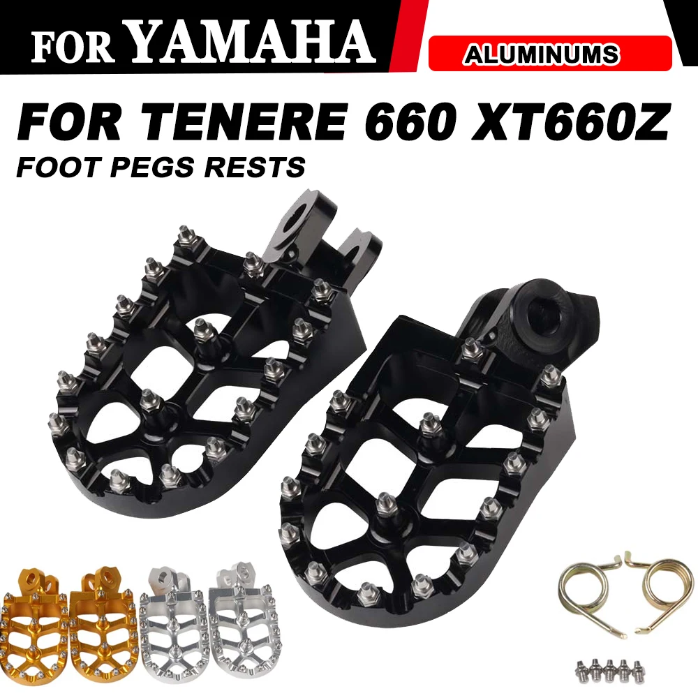 Foot Pegs Rests Pedal Footpegs Footrests for Yamaha Tenere XT 660 Z R 660Z 660R XT660 XT660Z XTZ660 XTZ 660 XT660R