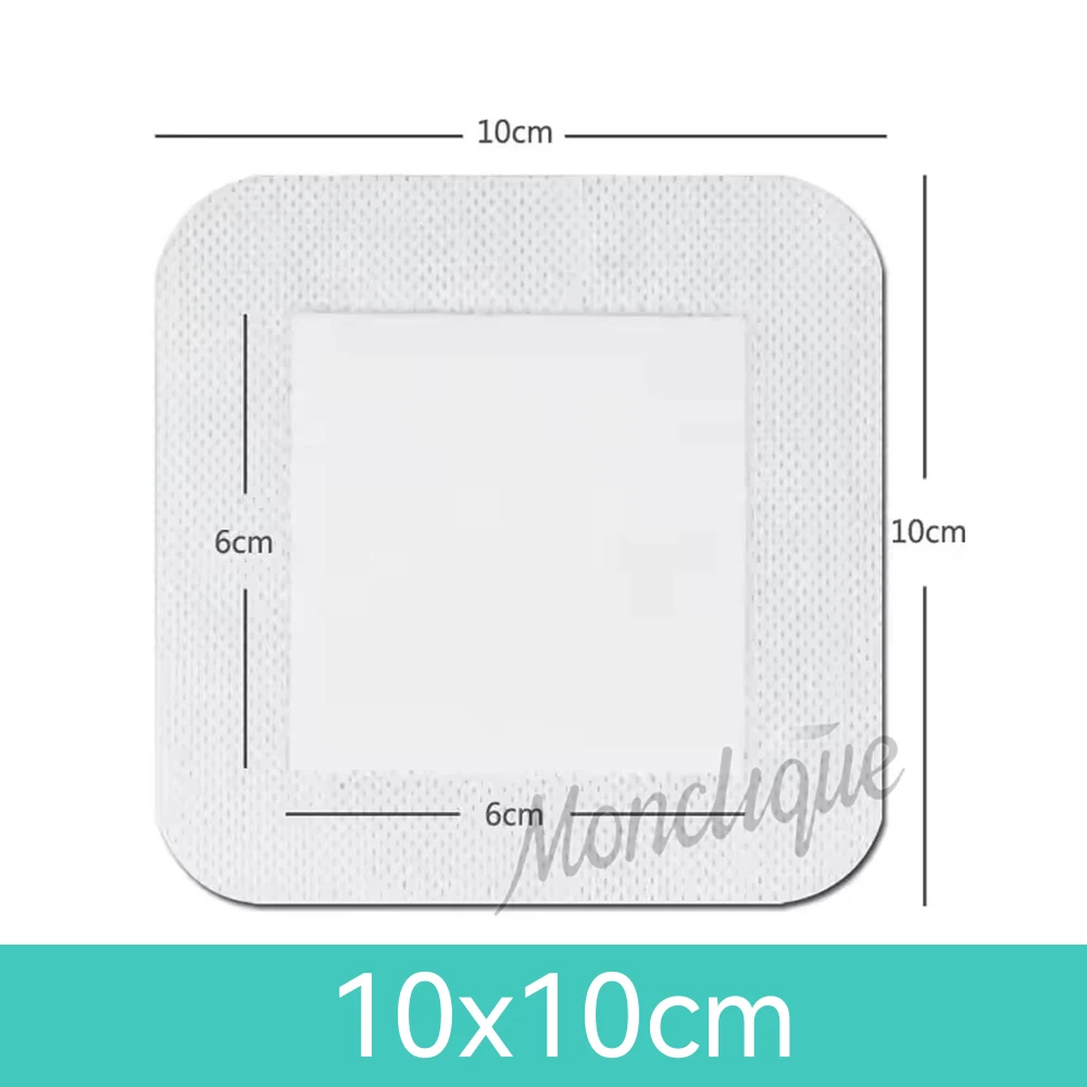 10-30pcs Large Size Hypoallergenic Non-woven Medical Adhesive Wound Dressing Band Aid Bandage Large Wound First Aid 10x10/15cm