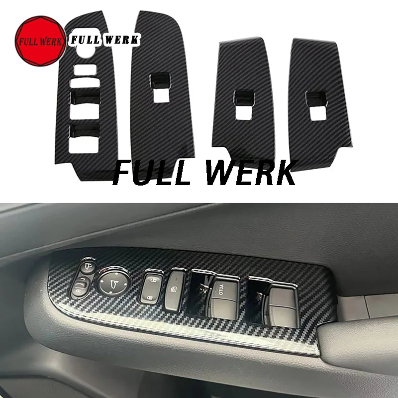 

1 Set ABS Car Window Switch Panel Trim Decoration Cover Sticker Frame for Honda XRV 23 Interior Moulding Accessory