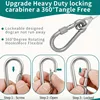 Dog Tie Out Cable Under 250LBS | Steel Wire Leash with Rotatable Buckle | Outdoor Camping Backyard Walking Chains | 6 Size 6