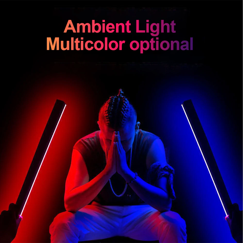 Handheld LED Fill Light LED Video Light Wand USB Rechargable Photography Lighting Adjustable Flash Light RGB Selfie Lamp