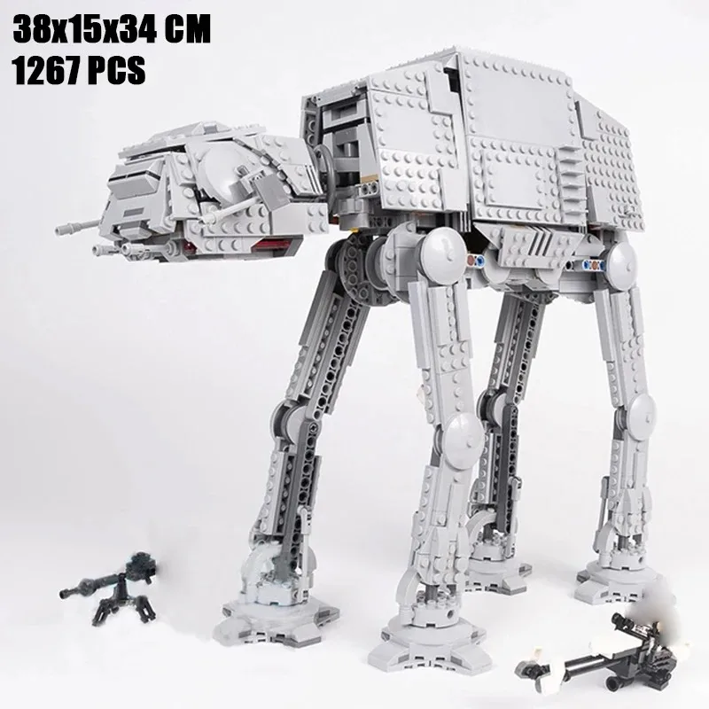 In Stock Space Movie AT-AT Building Blocks Bricks DIY Model Modfied from 75288 With Figures Toys for Children Christmas Gifts