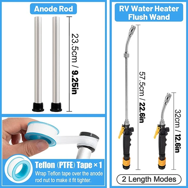 Campe Hot Water Tank Elements Alkatrészek, 9,25 Hüvelyk L X 3/4In Npt - Image 3