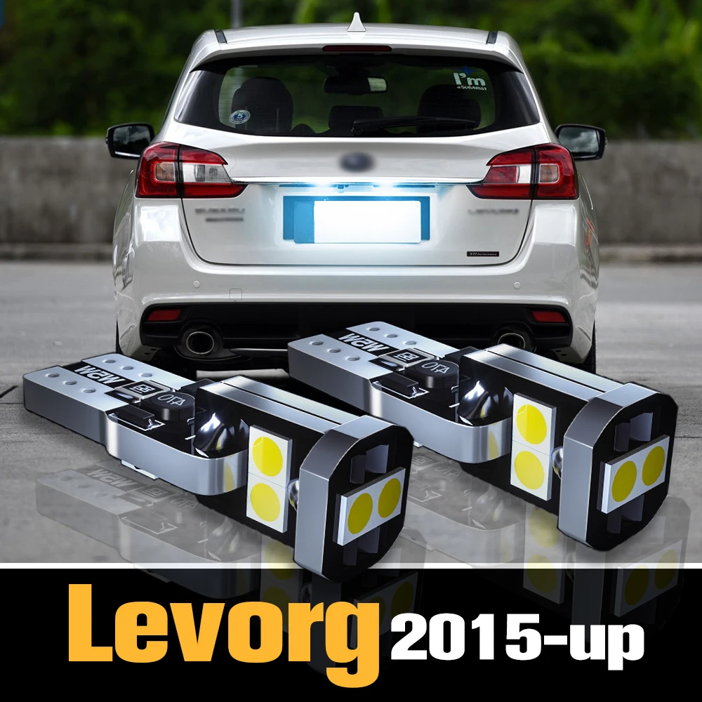 

2pcs Canbus LED License Plate Light Lamp Accessories For Subaru Levorg 2015 2016 2017 2018