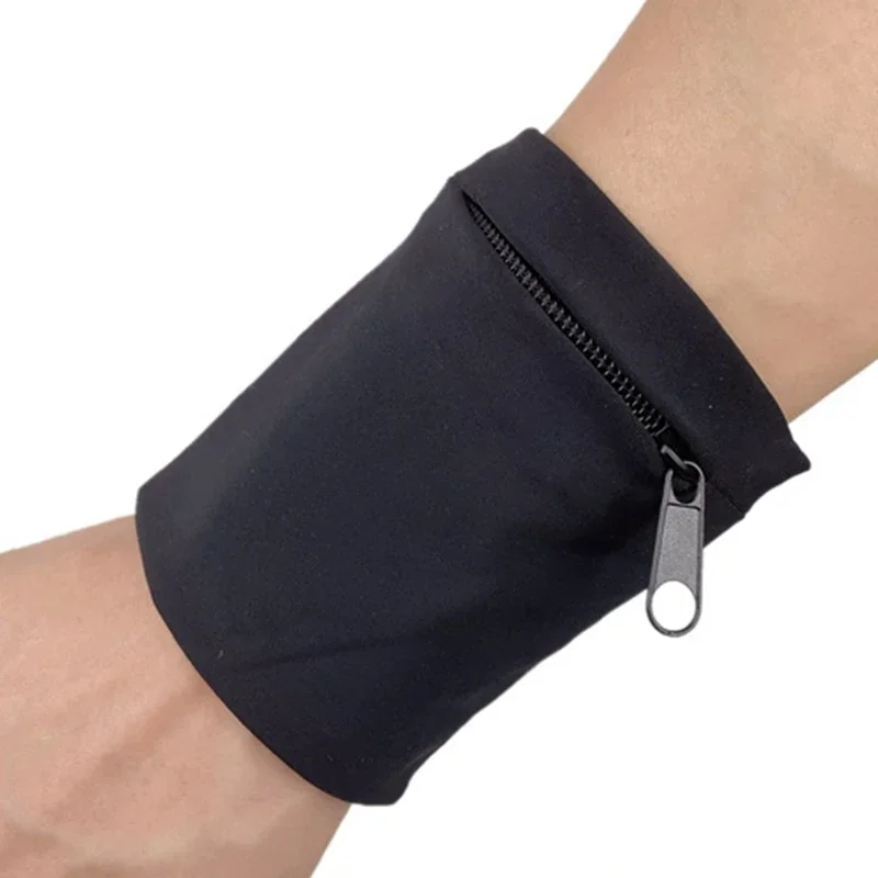 

Wrist Purse Bag with Zipper Running Fitness Bike Safe Wristband Sports Bag Men Women Cycling Gym Wallet Coin Pouch Wrist Support