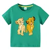 Potdemiel SummerThe Lion King Simba Printed Boys Cotton T Shirt Baby Girls Clothes Short Sleeve Tee Tops for 2-10 Years 4