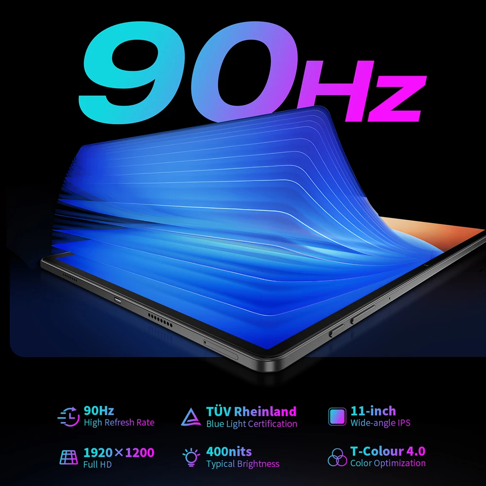 【World Premiere】Teclast T50 Max Tablet 11" FHD 90Hz Display Android 14 MediaTek G99 8GB RAM 256GB ROM 8000mAh Type-C Widevine L1 4