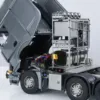 RTR 1/14 RC Tractor Truck 10x10 Metal Chassis Remote Control 3363 Lorry Truck Model 3-Speed Transmission Car Light Sound Set Toy 5