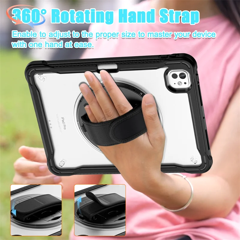 For iPad Pro 11 13 inch 2024 Case Shockproof Cover iPad Air