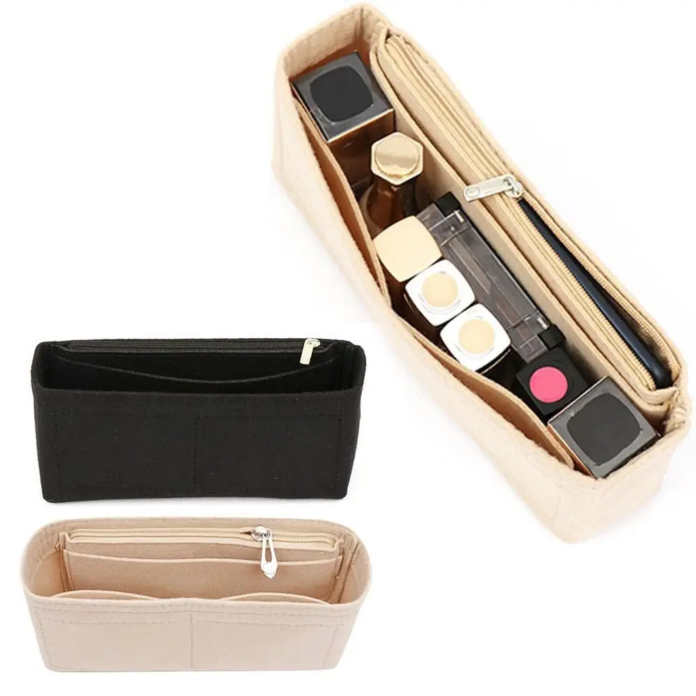 Confidential Organizer Travel Bag Insert Purse Liner Felt Insert Bag Handbag Insert Bag Inner Bag