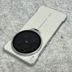 Luxury Leather Shockproof Case with Lens Protection & Bracket - Rimless, Skin - friendly Feel Cover for Vivo X300 (Silver)