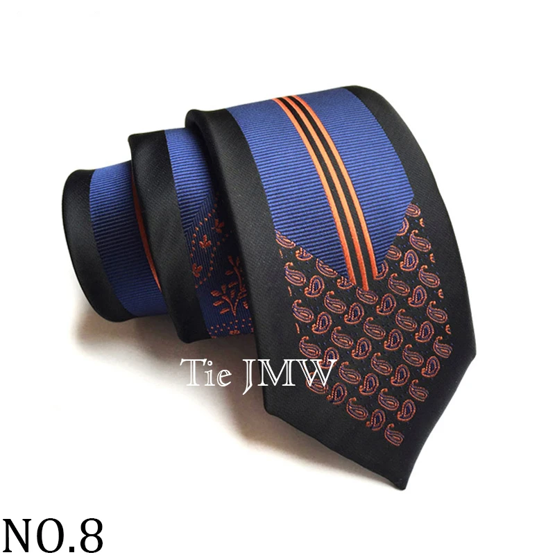 Männer Slim Krawatten Luxuriöse Krawatte Streifen Business Jacquard Krawatte Kleid Hemd Täglichen Verschleiß Krawatte Zubehör Hochzeit Party Geschenk – Detail 8