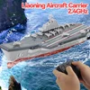 Mini Rc Boat Children Toy 2.4G Remote Control Aircraft Carrier Liaoning Aircraft Warship Electric Boats Water Toy Kids Gift 1