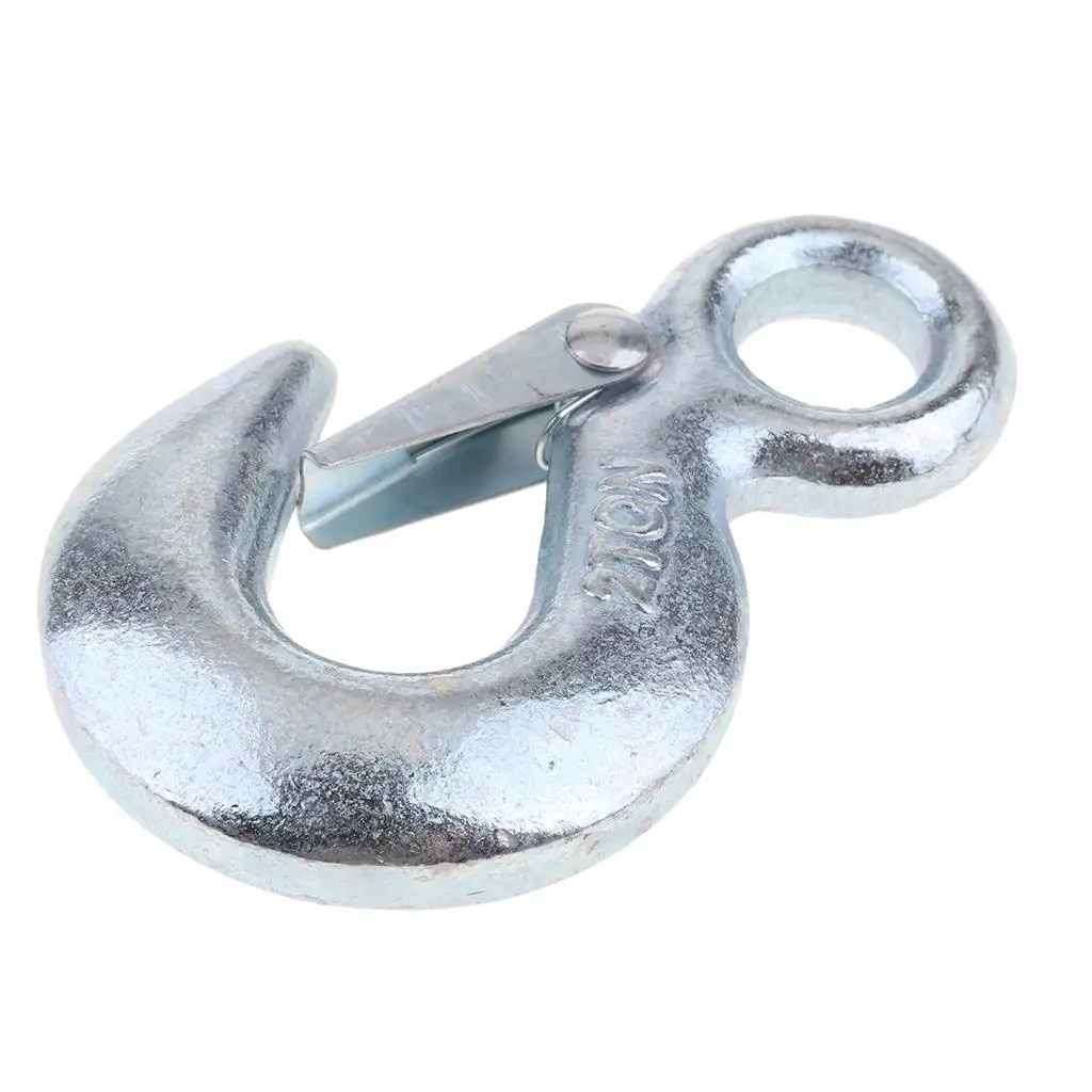 

Heavy Duty Steel Hook with Secure Latch for ATV/UTV Winch Cable