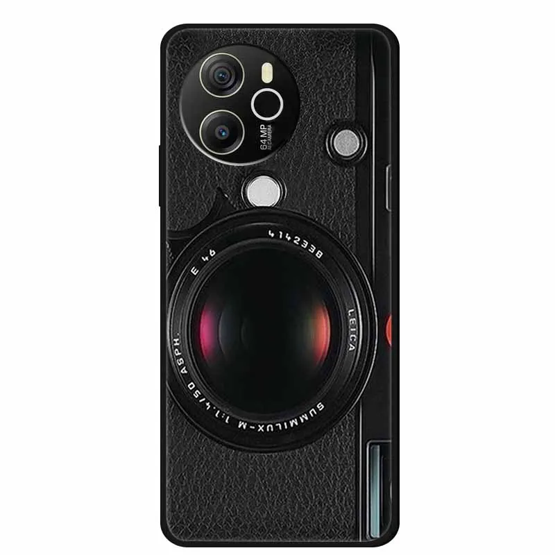 Black Silicone Soft Back Protective Case Cover