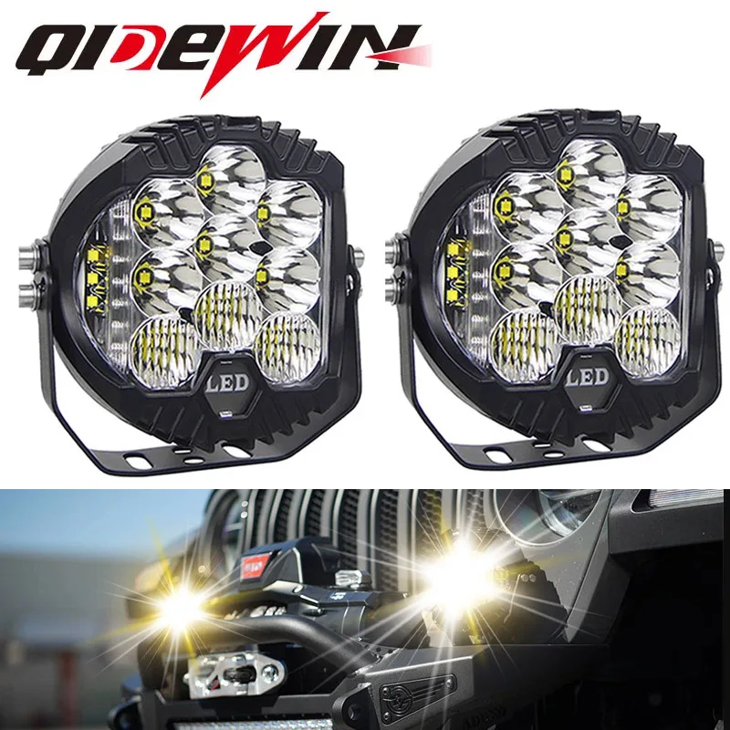 

7inch Side Shooter LED Pods For Lada Offroad 4X4 Vehicle Auxiliary Lights Led 3inch For Off-road Truck Car ATV Lamp Headlamp