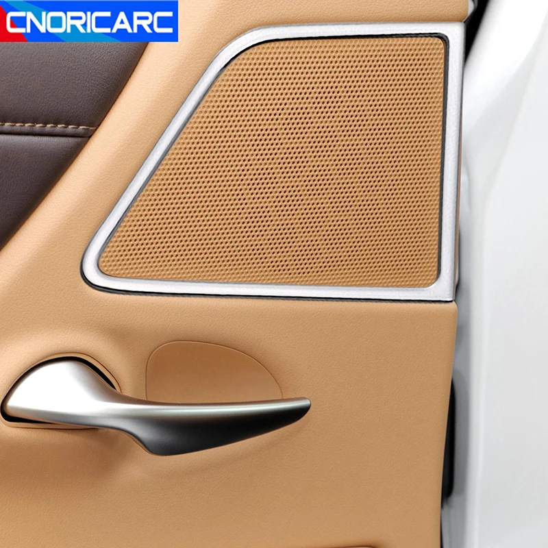 

Car Styling Door Audio Speaker Frame Decoration Cover Trim Stainless Steel For Lexus ES 2018-2020 LHD Interior Accessories