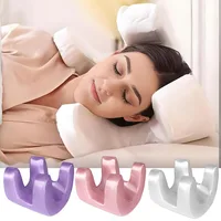 Face Pillow for Wrinkles Anti-wrinkles-aging Beauty Pillow Soft Memory Foam Facial Wrinkles Back or Side Sleeping Pillow