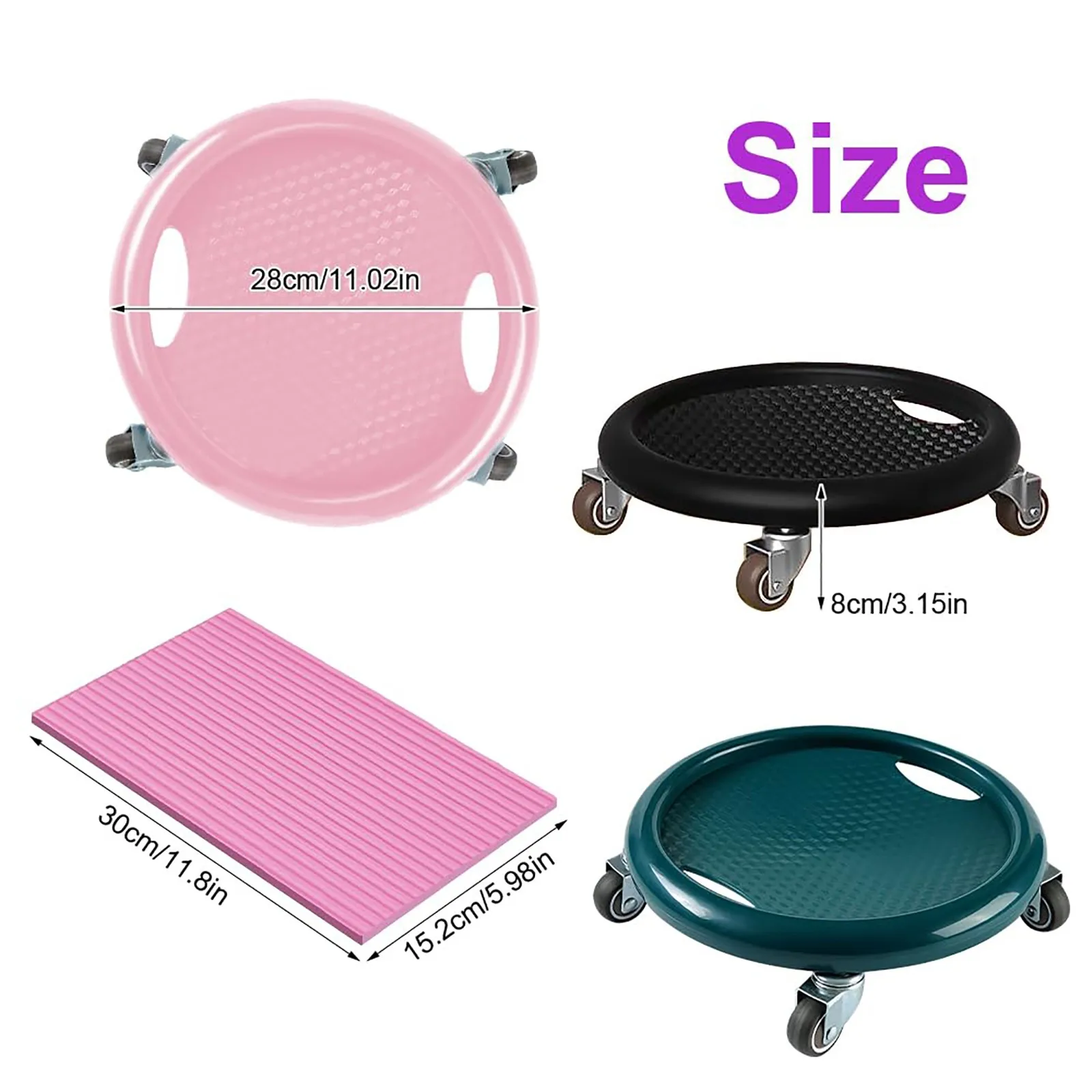 Multifunctional Abs Universal Plate Four Rounds Of Silent Training Sliding Gear Roller Disc Home Fitness Sports Equipment