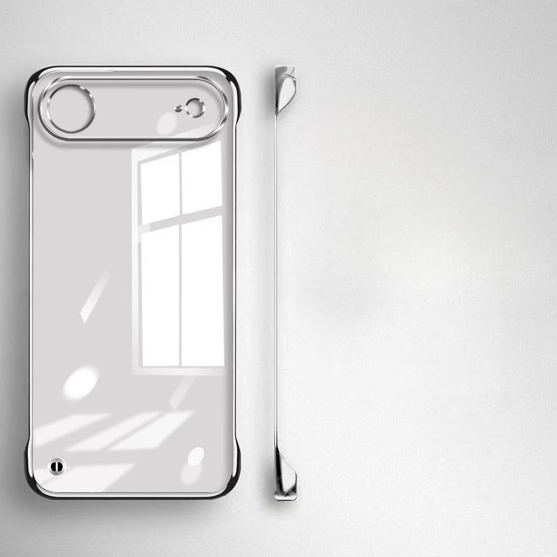 Ultra Thin Frameless Shockproof Bumper Case - Air Slim Hard Transparent Cover