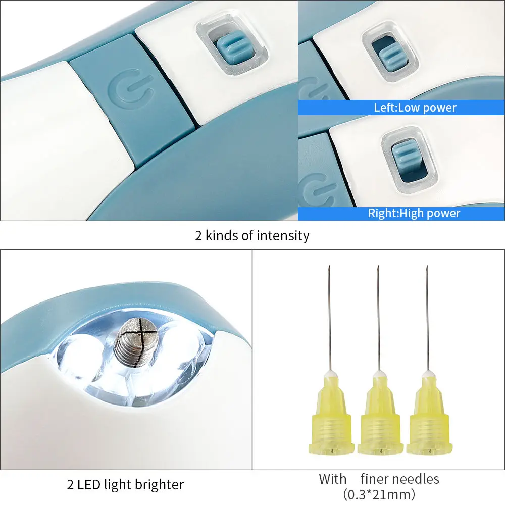 Plasma Freckle Dark Spot Removal Pen With Needles Laser Skin Tag Wart Scar Remover Wrinkle Removal Device Eyelid Lifting Pen