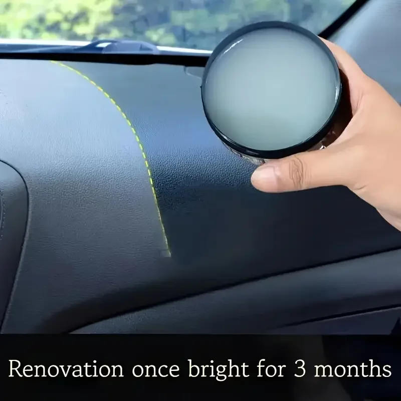 Qifenghe Crystal Clear Car Plastic Restorer - Auto Interior & Panel Renewal Wax Coating Agent Car Wax Car Wax Polish 5