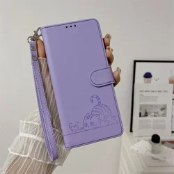 Premium Anti - Theft Leather Wallet Phone Case with Soft Protective Cover - Moto G52 (D)