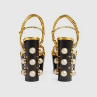 Luxury Brand Women's Summer Fashion Metal Platform Sandals Large 34-42 Super High Heel Thick Bottom Rivet Party Women's Shoes - Image 4