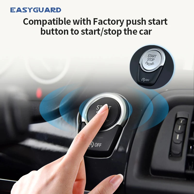 EASYGUARD CAN BUS style pke kit fit for BMW E71,E72,X6 after 2007 plug & play easy DIY installation