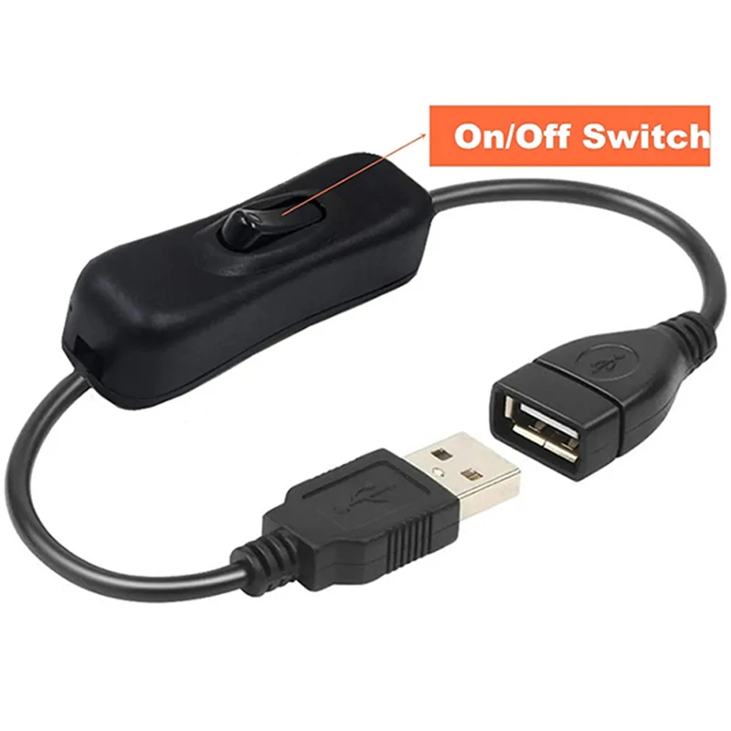 

USB-кабель с выключателем, 28 см