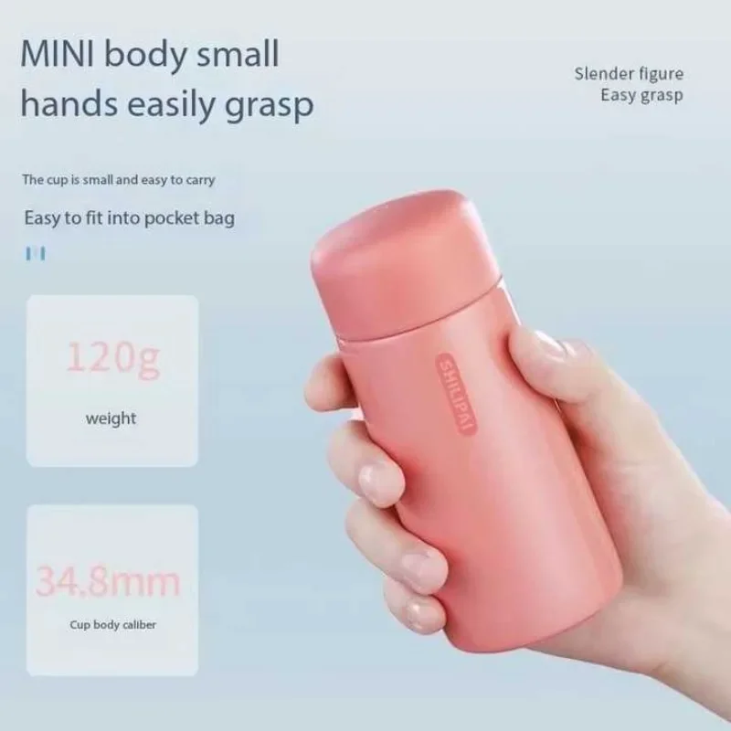 Convenient Mini Stainless Steel 150ml Thermos Cup Ultra-compact Portable Leak-proof Fashion Water Cup Drinkware Thermos Kettle