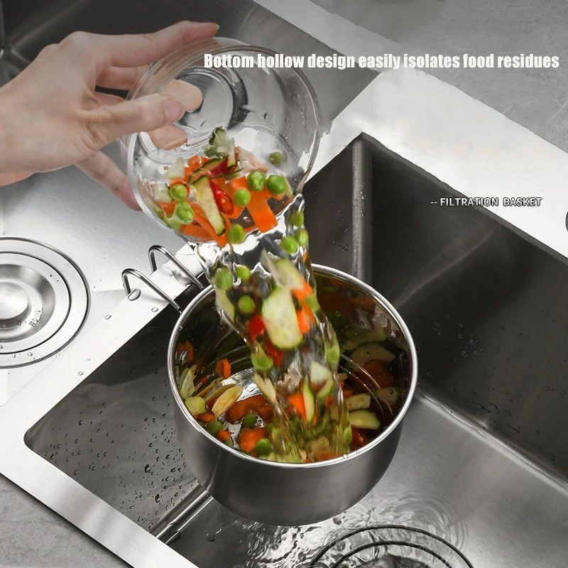 Kitchen Sink Stainless Steel Filter Sewer Mesh Strainers Bathroom Sink Floor Drain Hair Waste Filter Drain Basket Hole
