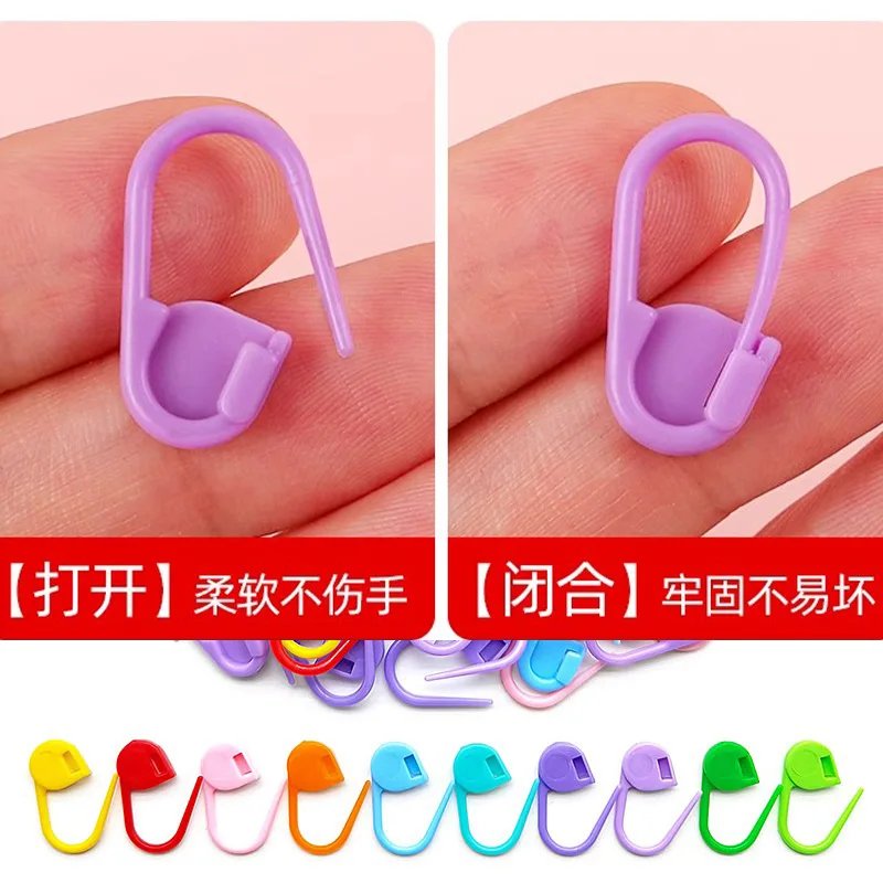 Colorful Stitch Markers, DIY Knitting Tools, Sweater & Shoe Accessories, Small Pin Markers