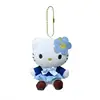Kawaii Sanrio Hello Kitty Plush Toys Cute Cartoon Campus School Uniform Keychain Backpack Pendant Accessories Christmas Gifts 3