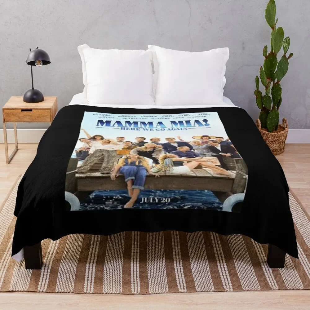 Bellissimo Modello Mamma Romantic Musical Mia Drama Gifts Music Fan Throw Blanket Soft Big Large Coperte