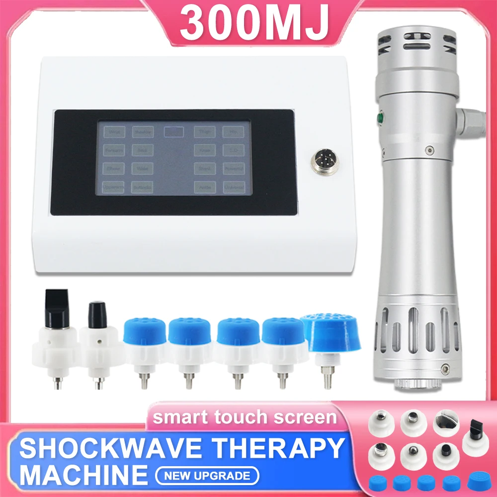 

300MJ Shockwave Therapy Machine ED Treatment Body Relax Massager Tennis Elbow Pain Relief Health Care New Shock Wave Equipment