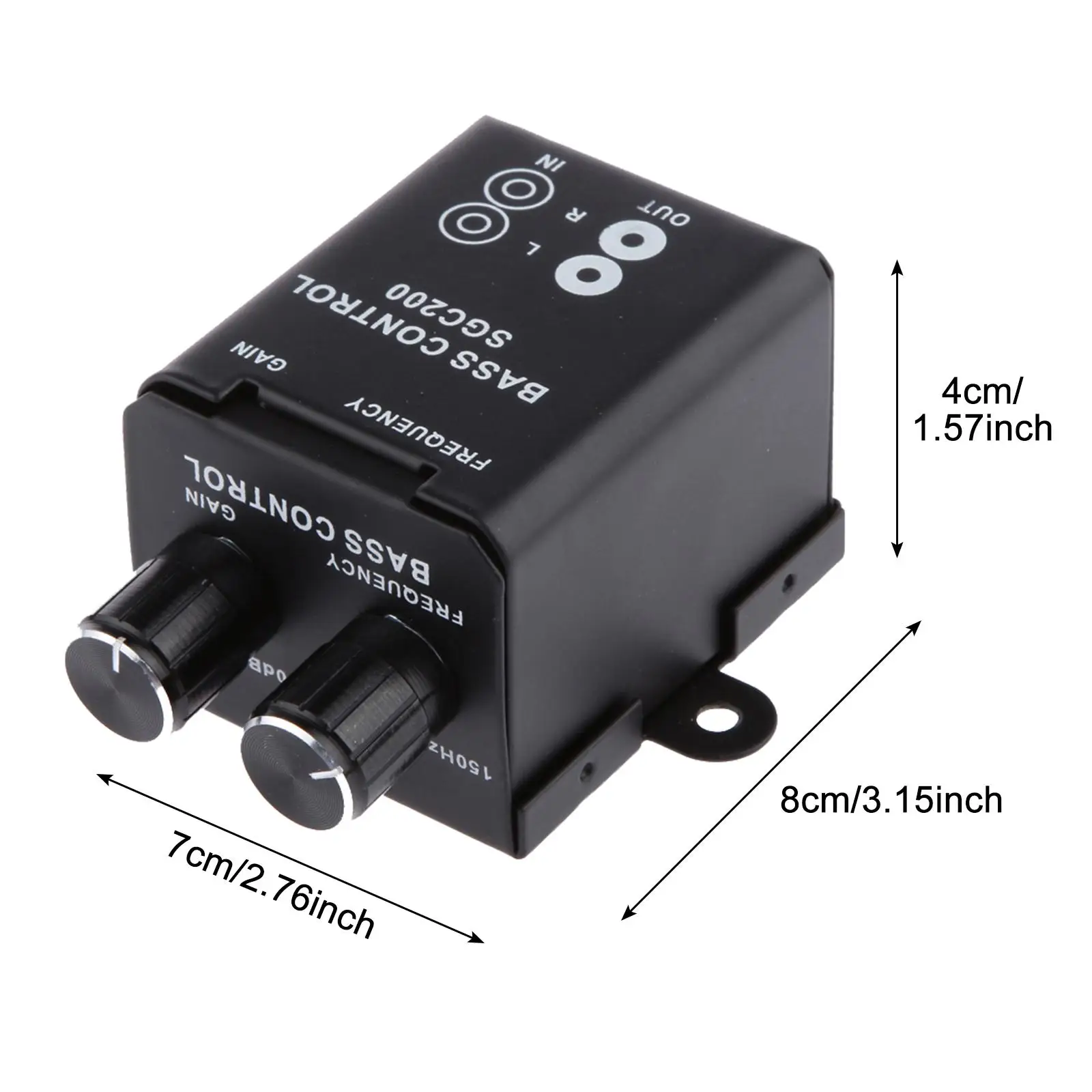 Subwoofer Bass Remote Volume Control Knob RCA Level Frequency Equalizer for Car Audio Amplifier Earbud