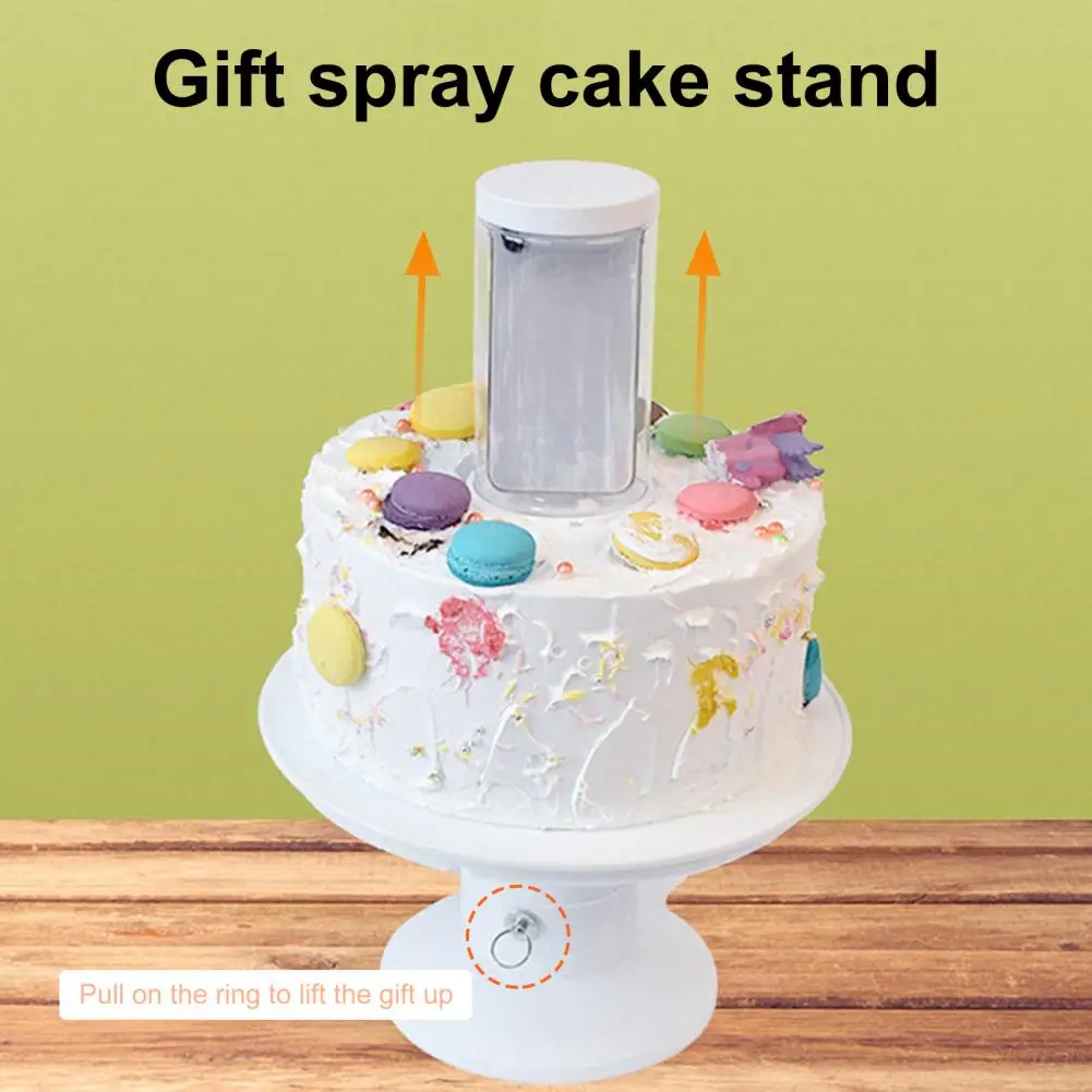Plastic Cake Stand Pop-up Surprise Cupcake DIY Rack Wedding Birthday Dessert Stand Pastry Display Accessories Party Gift Supply