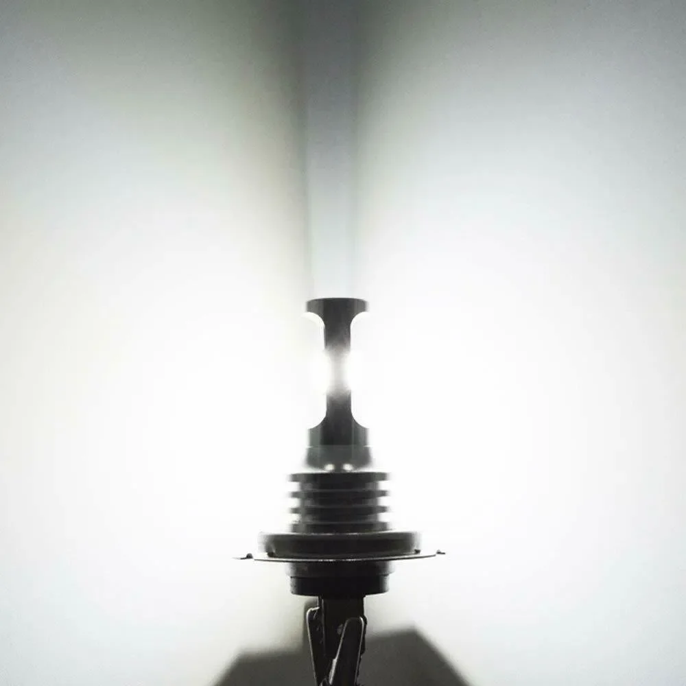 LED 전구 안개등, 운전등 교체, 6000K 안정적인 알루미늄 방열판, 클리어 화이트 DC 12V-24V, 신제품