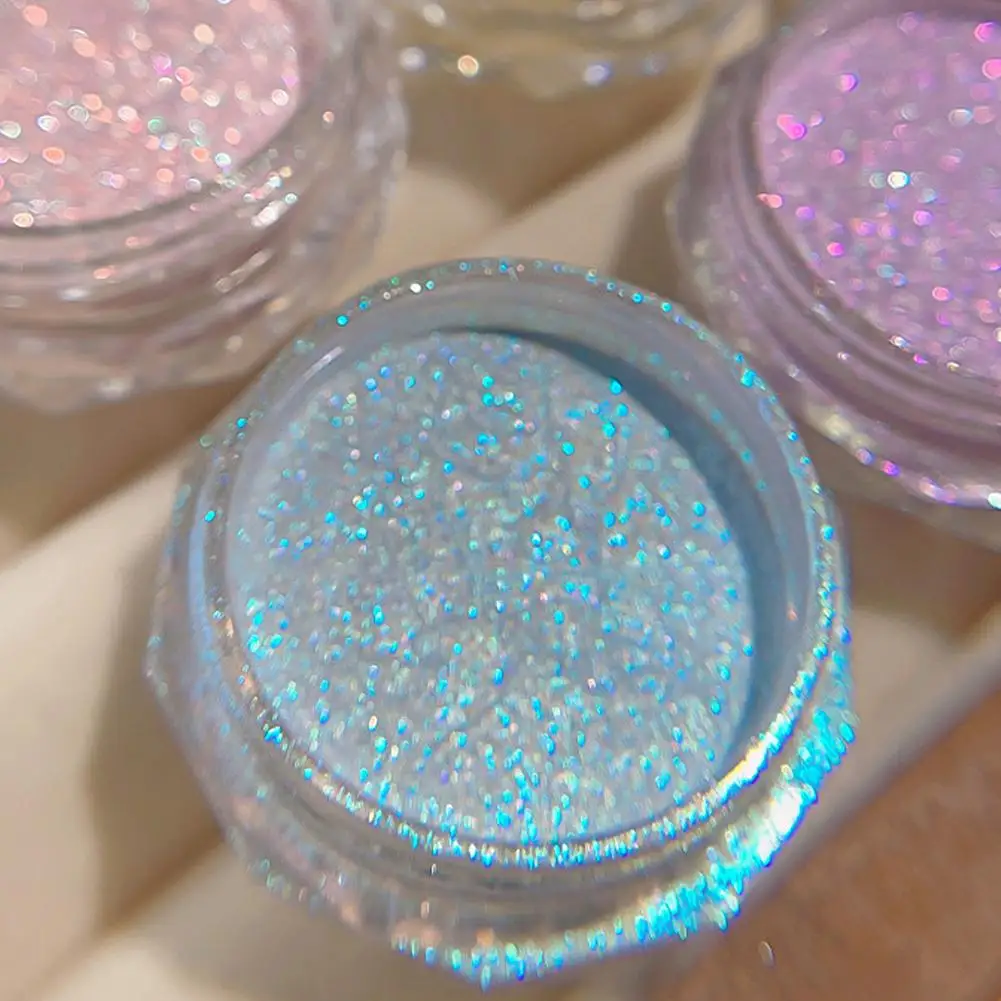 Nail Powder Glitter Cat Water Light Purple Cat Magnetic Nail Powder Pigment Dust Art Manicure Supplies DIY