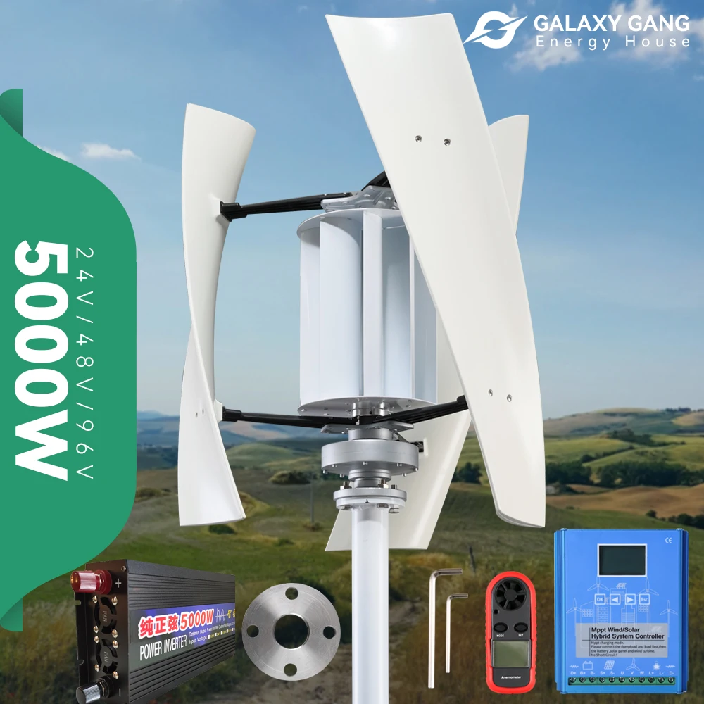 3000W GÉNÉRATEUR À éolienne Home Electricity Producer Contrôleur Power